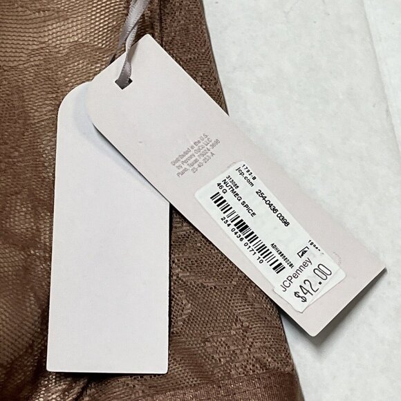 Ambrielle Bra 46G Lightly Lined Full Coverage Underwire Nutmeg Spice Lace - Picture 4 of 6